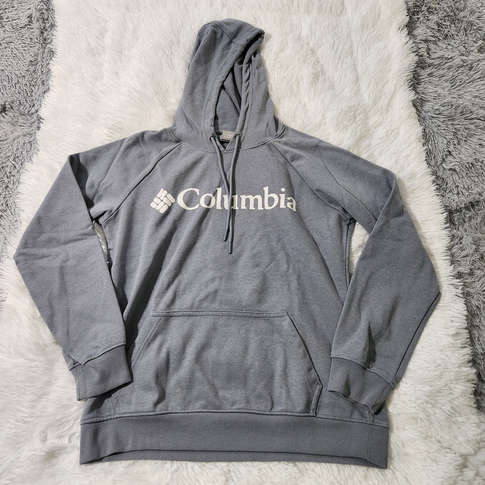 Columbia Gray Logo Hooded Sweatshirt
